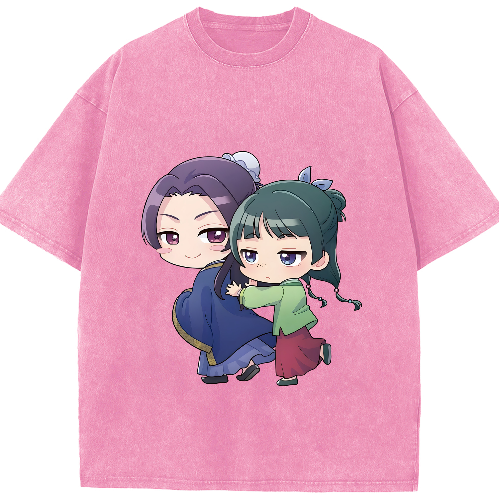 （画像用） 薬屋のひとりごと The Apothecary Diaries 綿100% ヴィンテージ風 半袖Tシャツ（フロントプリント）